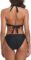 Women’s Two Piece Bikini Sets Push Up Halter Bikini Bathing Suit Adjustable 2 Piece Swimsuit