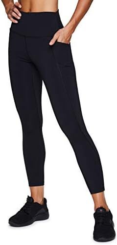 RBX Active High Waisted Squat Proof Workout Yoga Leggings with Pockets for Women