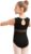 Tegmk Girls Lace Cap Sleeve Dance Leotard for Ballet, Toddler Big Little Girls Gymnastics Dancewear