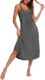 Ekouaer Women’s Sleeveless Long Nightgown Full Slip Soft Nightshirt Sleep Dress Chemise Sleepwear Lounge Dresses