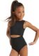 Sleeveless Strappy Back Balera Leotard for Dance Girls with Open Back