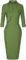 MUXXN Women’s Midi Pencil 1950s Vintage Cocktail 3/4 Sleeve Tie Neck Bodycon Mid-Calf Dress with Pockets