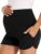 fitglam Women’s Maternity Shorts Over Belly Pregnancy Lounge Workout Running Pajama Sleep Shorts with Pockets