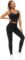 Women’s Thick High Waist Yoga Pants with Pockets: Tummy Control Leggings for Workout, Running, and Yoga, by THE GYM PEOPLE