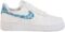 Nike Women’s Air Force 1 Low Shoes, White/Worn Blue-white-white, 8.5