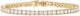 Gold Plated Tennis Bracelet with 3mm Cubic Zirconia Stones for Women – PAVOI | Adjustable Size 6.5-7.5 Inch
