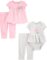 Simple Joys by Carter’s Baby Girls’ 4-Piece Bodysuit and Pant Set