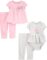 Simple Joys by Carter’s Baby Girls’ 4-Piece Bodysuit and Pant Set