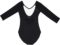 KUKOME Women’s Ballet Dance Leotards Dance Bodysuit 3/4 Sleeve Leotards