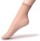 Ueither Women’s 6 Pairs Silky Anti-Slip Cotton Sole Sheer Ankle High Tights Hosiery Socks Reinforced Toe