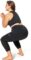 Plus Size Leggings, Black Mesh Yoga Pants for Women with Pockets High Waisted Tummy Control & Squat Proof Workout Leggings