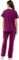 MEDPIA Women’s Medical Uniform Set – 4 Way Stretch Lightweight 8 Pockets V-Neck Top Drawstring Elastic Waist Pants Nursing Purple XS