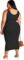MRSFITOK Plus Size Women 2 Piece Outfits Sets Sexy Tracksuit Midi Dress,Sleeveless Tank Top Bodycon Skirts Set Casual Summer