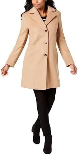 Calvin Klein Women’s Classic Cashmere Wool Blend Coat