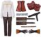 miccostumes Women’s Game Cosplay Costume with Belts Gloves and Bags