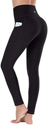 Ewedoos Women’s Yoga Pants with Pockets – Leggings with Pockets, High Waist Tummy Control Non See-Through Workout Pants
