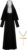 Slorntukn Nun Costume for Women Mother Teresa Outfit