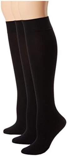 Pack of 3 HUE Women’s Soft Opaque Knee High Socks