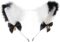 Anime French Maid Apron Lolita Fancy Dress Cosplay Costume Furry Cat Ear Gloves Socks Set(M)