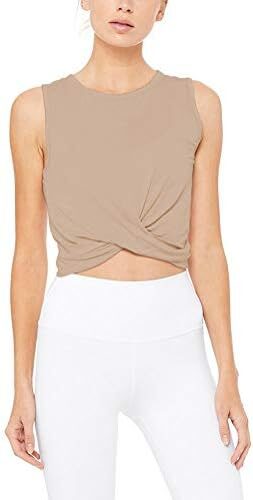 Bestisun Womens Cropped Workout Tops Flowy Gym Workout Crop Top Slim Fit Athletic Yoga Exercise Shirts Dance Tops