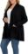 Shiaili Long Plus Size Cardigans for Women Easy to Wear Open Front Clothing