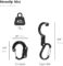 GEAR AID HEROCLIP Carabiner Clip and Hook (Mini) for Travel, Luggage, Purse and Small Bags