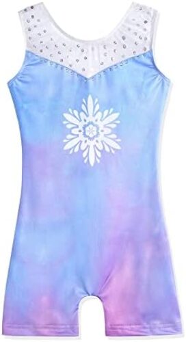 XiaoMoSha Gymnastics Leotards for Girls Toddlers Biketards Dance Unitards Sparkle Snowflake Mermaid