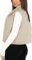 LASLULU Winter Cropped Puffer Vest Corduroy Lightweight Sleeveless Warm Outerwear Puffer Zip Up Jackets Sweater Coat Pockets