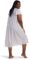 Miss Elaine Nightgown – Women’s Long Tricot Nightgown, Short Flutter Sleeves, Comfortable Lightweight Fabric, Sleepwear
