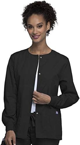 Snap Front Workwear Originals Scrub Jackets for Women 4350