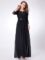 Ever-Pretty Women Elegant 3/4 Sleeve Empire Waist Maxi Bridesmaid Dresses 07412