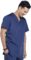 Cherokee Women and Men V-Neck Scrub Top with 3 Pockets 4876
