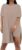 AXOSY Women Plus Size 2 Piece Outfits Short Sleeve Tunic Tops and Skinny Biker Shorts Sets Tracksuits