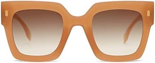 SOJOS Vintage Oversized Square Sunglasses for Women,Retro Womens Luxury Big Sun Glasses UV400 Protection SJ2194 DANA
