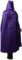 miccostumes Women’s Full Set Purple Cloak Black Bodysuit Cosplay Costume