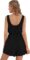 Verdusa Women’s Maternity Scoop Neck Button Front High Waist Tank Romper