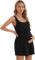 Verdusa Women’s Maternity Scoop Neck Button Front High Waist Tank Romper