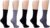 DKNY Women’s Fine Combed Cotton Crew Socks 5-Pairs, Shoe Size 4-10
