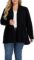 Shiaili Long Plus Size Cardigans for Women Easy to Wear Open Front Clothing