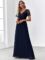 Ever-Pretty Women’s A-Line Sweetheart Illusion Embroidered Maxi Party Evening Dress 7706