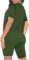 AGSEEM 2 Piece Outfits For Women V Neck T-Shirt Tops And Biker Shorts Sets Tracksuit