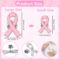 36PCS Pink Ribbon Enamel Pins Breast Cancer Awareness Lapel Pins Bulk Hope Love Ribbon Brooch Pins for Women Breast Cancer Survivor Support Statement Breast Cancer Awareness Items 0.8 x1in