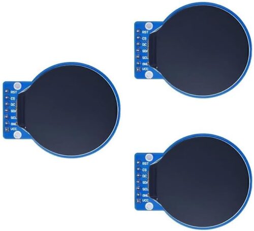 3Pcs 1.28 Inch HD IPS Color TFT LCD Display Module 240 * 240 HD IPS Full-Color RGB