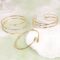 3Pcs Arm Cuff for Women Boho Coil Arm Cuff Bangle Set Adjustable Minimalist Gold Coil Upper Arm Bracelet