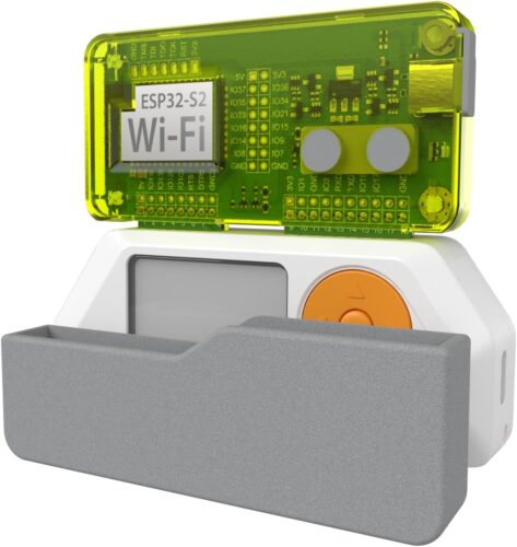 4 in 1 Protective Case for Flipper Zero Device and Wi-Fi Dev Board V1 ESP32-S2, Cover Set Accessories for Flipper Zero WiFi Dev Board – Green with Grey