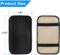 Black Car Armrest Storage Box Mat, Fiber Leather Car Center Console Cover, Interior Protection Accessories for Vehicle, SUV, Truck (8sanlione)