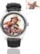 Custom Couple Photo Watch Casual Black Leather Strap Wrist Watches for Men/Your Boyfriend/Husband