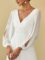 Ever-Pretty Women’s Elegant V-Neck Long Sleeve A-line Chiffon Floor Length Mother of The Bride Dress 0461-USA