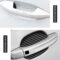 4PCS Car Door Handle Sticker, Carbon Fiber Anti-Scratches Car Door Cup Protector, Non-Marking Auto Door Handle Protective Film, Universal for Most Car Handles (Black/4PCS)