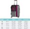 Travel Luggage Cover Suitcase Protector (Breast Cancer Awareness Ribbon American Flag Black)